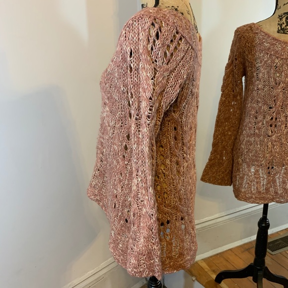 Free People Pink Chunky Sweater - Picture 3 of 5